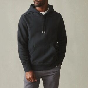 American Giant Men's Classic Cotton Pullover Sweatshirt Black Size M